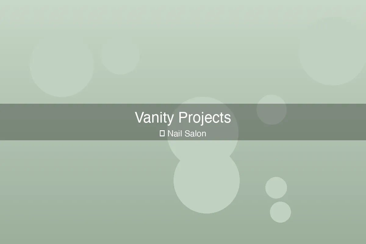 Vanity Projects